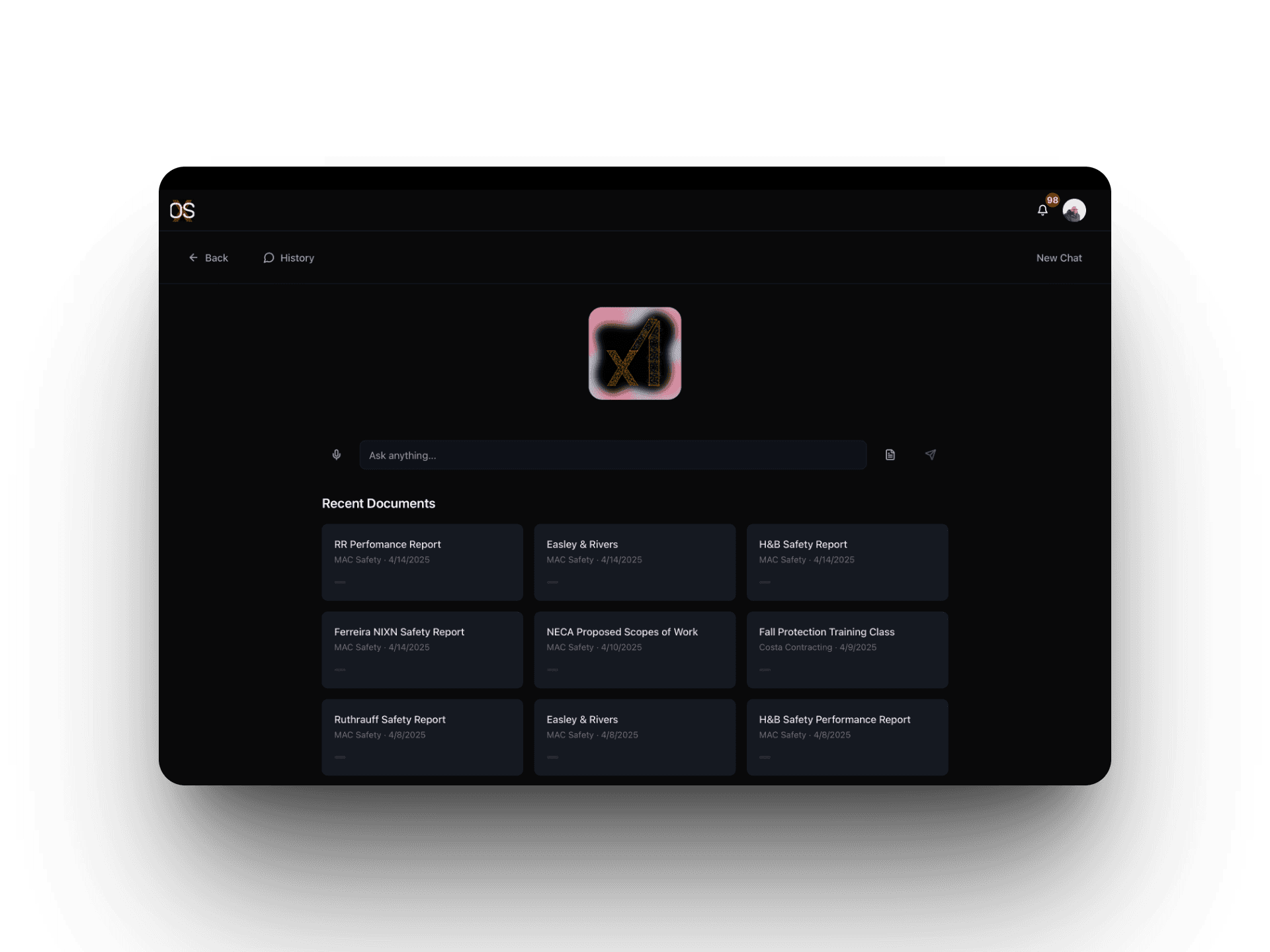 Enterprise LLM Chat Interface