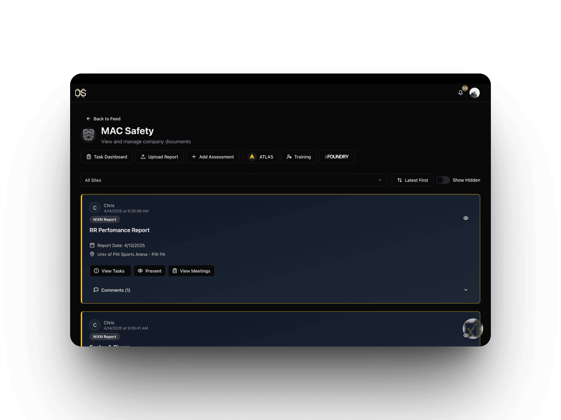 NIXNos Feed Interface